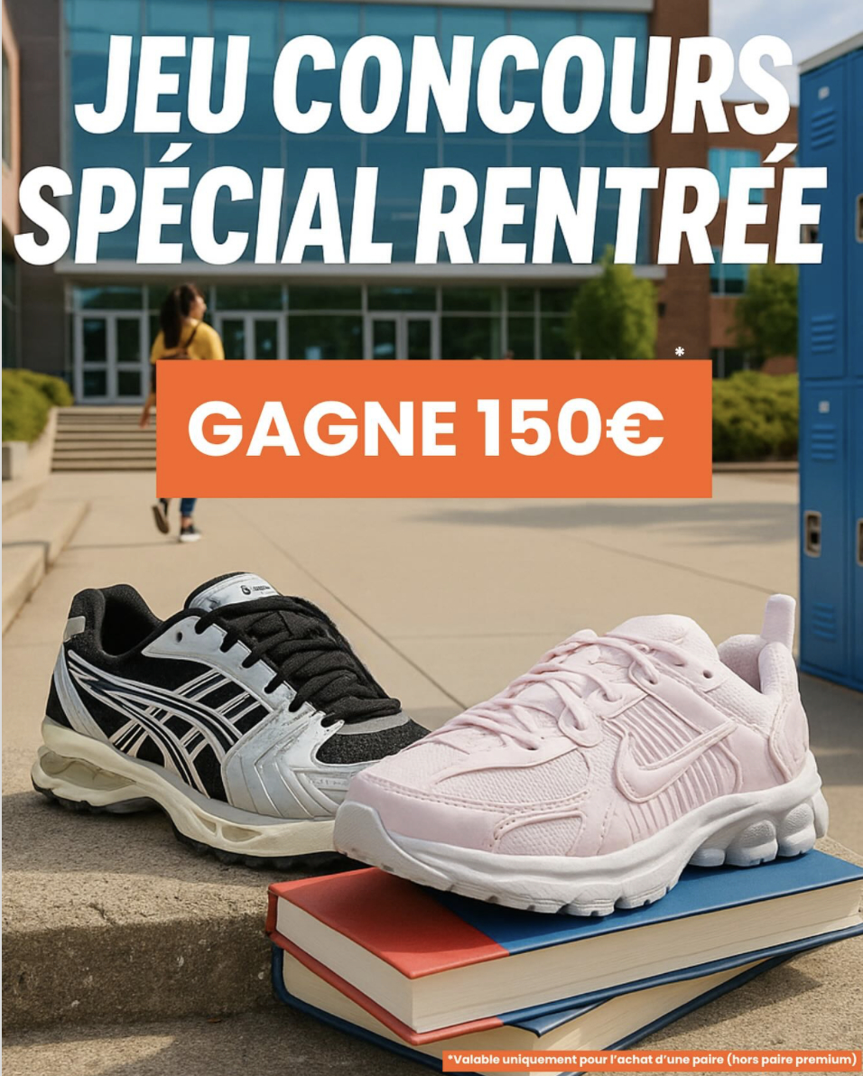 Illustration — Gagnez une paire de sneakers