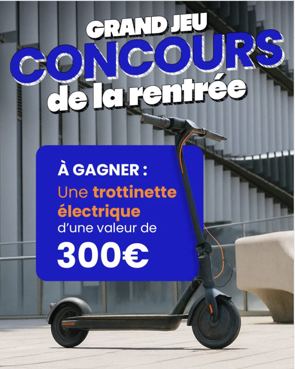 Illustration — Une trottinette électrique